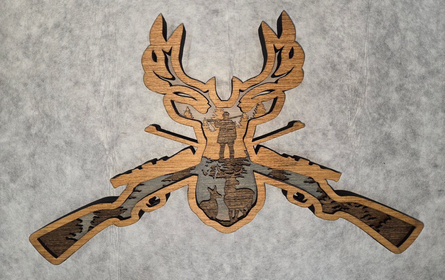 Layered Deer Double Scope