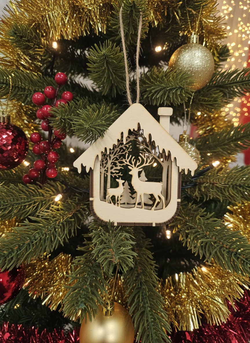 Small Box Christmas Ornament