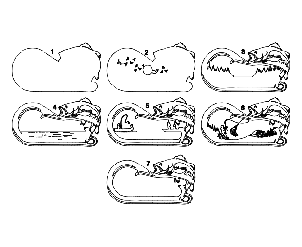 Layered Single Hook Frame Design