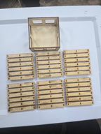 Wooden Pallet Coasters Set