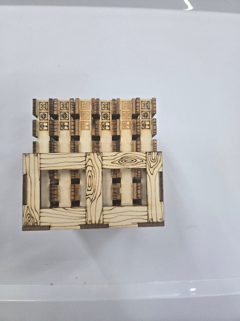 Wooden Pallet Coasters Set