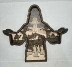 Layered Nativity Jesus Frame