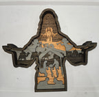 Layered Nativity Jesus Frame