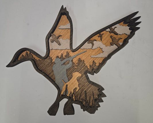Layered Duck Hunting Frame Design