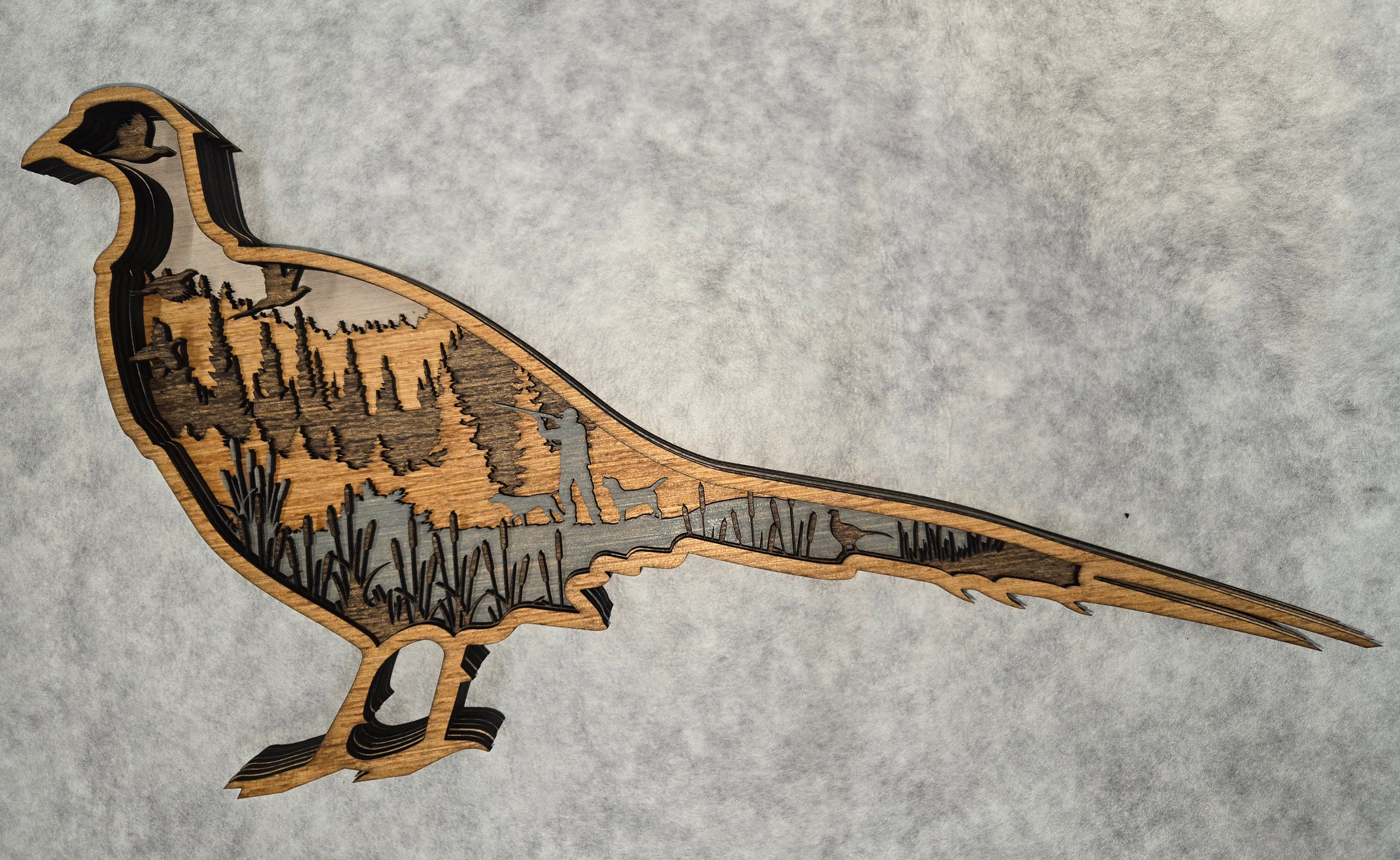 Layered Pheasant Hunting Frame Design