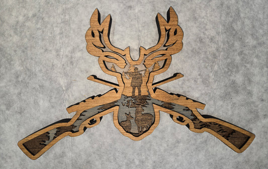 Layered Deer Double Scope