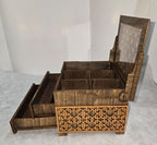 2 Drawer Jewelry Box -w- Lid