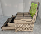 2 Drawer Jewelry Box -w- Lid