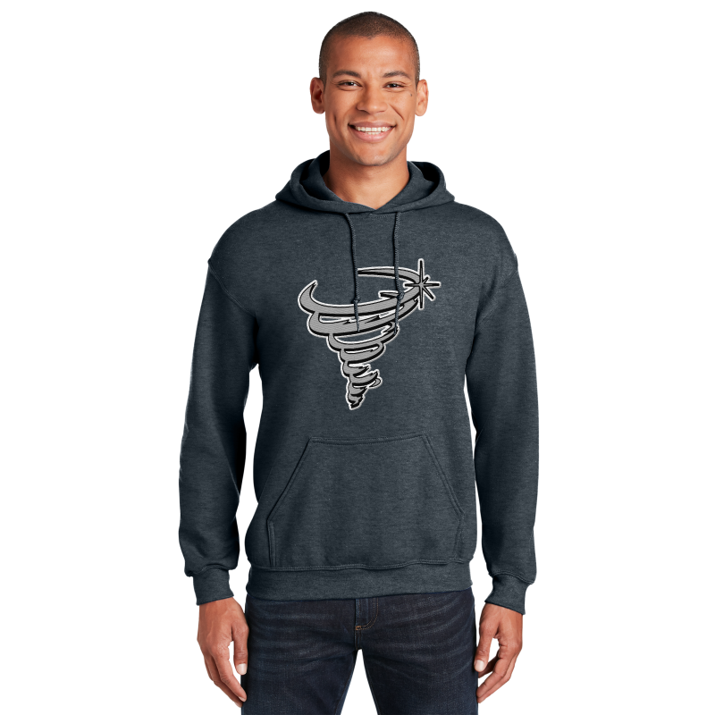 " Bradford Tornado " Embroidery Hooded Sweatshirt