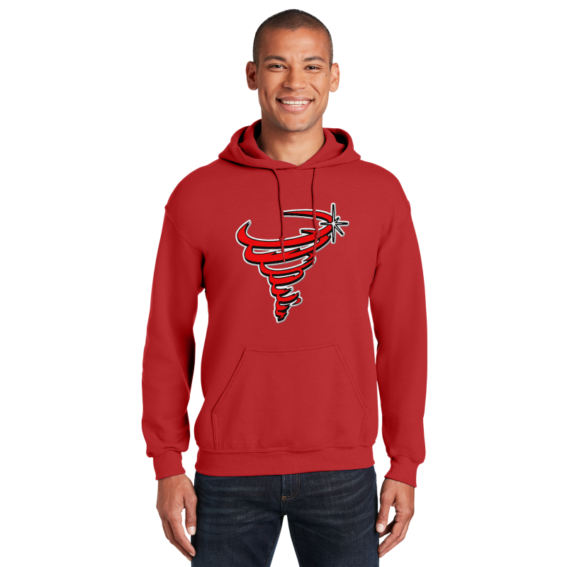 " Bradford Tornado " Embroidery Hooded Sweatshirt